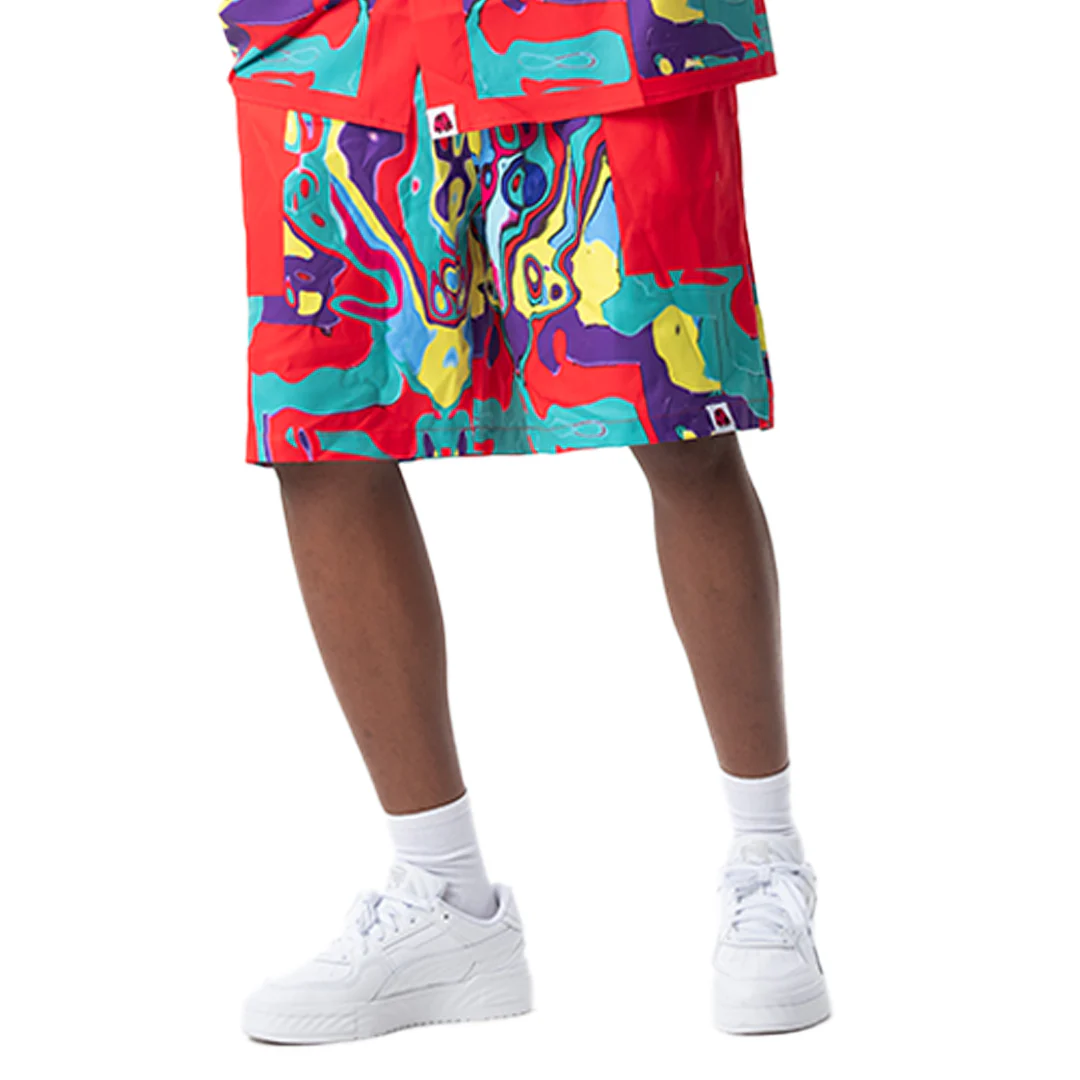 RED BOWLING SHORTS - Image 3